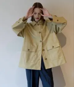 【美品】 FREAK'S STORE スムースレザー シャツ ジャケット