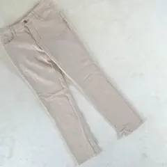 クロコダイル ストレッチ スリムパンツ ベージュ S レディース カジュアルのサムネイル