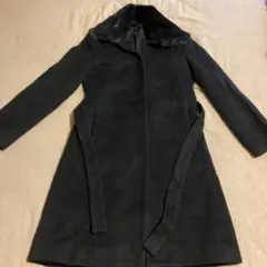 ビンテージ　着脱可能ファー付きロングコート