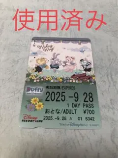 【使用済】2014年度 ディズニーリゾートライン 切符 パス リゾラ 使用済】2014年度 ディズニーリゾートライン 切符 パス リゾラ