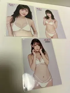 生写真　3枚セット　森日向子　さつき芽衣　波多野結衣のサムネイル