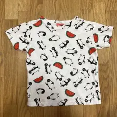 OJICO ペンギン スイカ 半袖Tシャツ 6Aのサムネイル