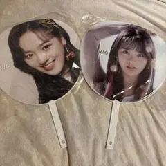 NiziU りお うちわ 2枚セット