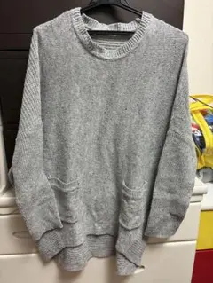continuier de NICE CLAUP グレー セーター