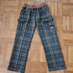 男の子　ダブルビー 120 チェックパンツ　長ズボン