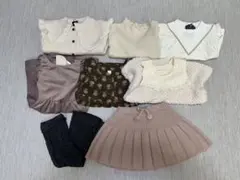 春秋冬服まとめ売り　女の子　80センチ