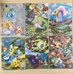 ポケモンA4クリアファイル 6枚セット