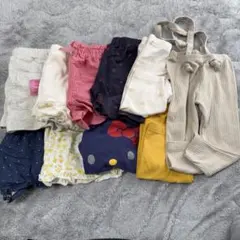 子ども服 半ズボン 長ズボン 10点まとめ売り 【90】