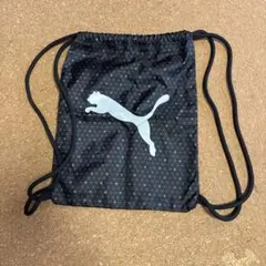 PUMA ナップザック 巾着型 ジップポケット付　43㎝✖️33㎝のサムネイル