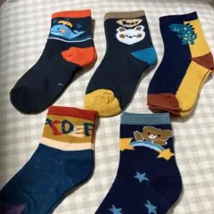 5足セット男児ソックス② 15cm−19cm