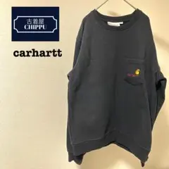カーハート スウェット希少デザイン ワンポイントcarhartt wip