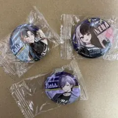 にじさんじ　くら寿司　オリジナル缶バッジ　魁星　榊ネス　夜見れな