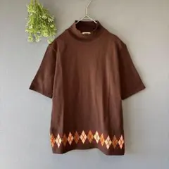 マックレガー［M］美品◎大人クラシカル◎日本製◎ウール100%◎ハイネックニットのサムネイル