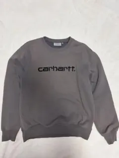Carhartt スウェット グレー　アメカジ　韓国ストリート　古着　ノームコア