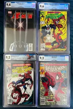 アメコミ CGC 鑑定済 4冊セット Spider-Man X-Men アメコミ CGC 鑑定済 4冊セット Spider-Man X-Men - メルカリ