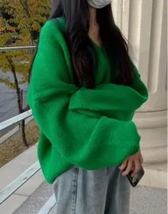 ASCLO Elastic Cardigan (Green)