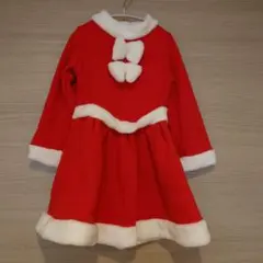 サンタ風ワンピース