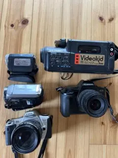 ジャンク カメラ・ビデオカメラ 5台まとめ Canon EOS ケンコーのサムネイル
