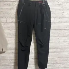 美品　ワークマン　裏起毛　パンツ　HP004 マットブラック　M 黒