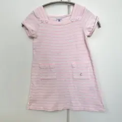 PETIT BATEAU ボーダー 半袖 ワンピースのサムネイル