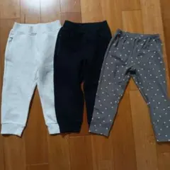 ユニクロ　パンツ　ドライスエット　レギンス　100