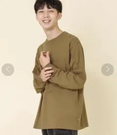 ポケット 長袖カットソー