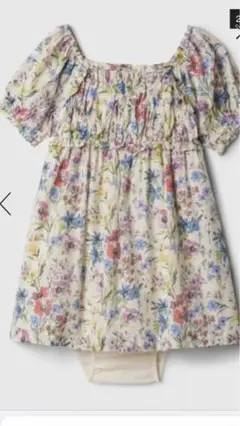パフスリーブ ワンピース GAP 95 新品タグ付き