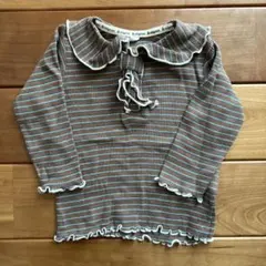 長袖襟付きカットソー　80サイズ　&mignon バースデイ