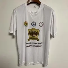 FIKR-I ASIM プリントTシャツ ホワイト XL