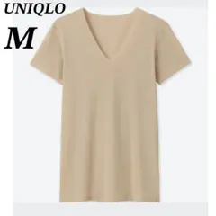 ユニクロ　エアリズムシームレスVネックTシャツ　インナー　ストレッチ　通気性