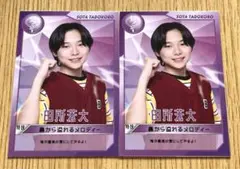 サマバケ 2024 田所蒼大　トレカ　2枚セット　関西ジュニア