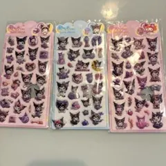 3D立体シール　クロミ　マイメロ　３枚セット