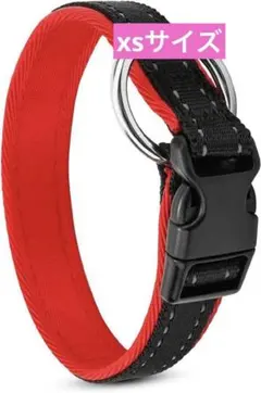 MASBRILL 猫 首輪 小型犬 おしゃれ　超小型犬用　XSサイズ　赤　レッド