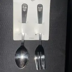 Disneyミッキーアンドミニー スプーンとフォークのセットになります！！