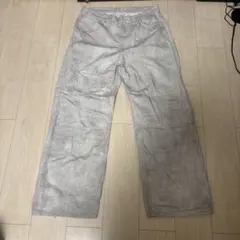 ZARA グレー ワイドパンツ EUR 44 バギー
