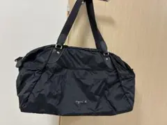 agnes b. VOYAGE 2WAY ボストンバッグ ブラック