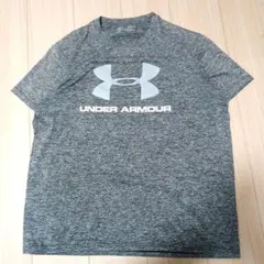 UNDER ARMOUR HEATGEAR Tシャツ XL グレー1224番