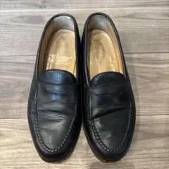 THE BEAMS SHOES ペニーローファー ブラックのサムネイル