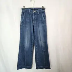 日本製　FRAMeWORK レディース デニムパンツ フレア　ワイドのサムネイル