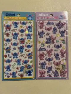【正規品】ボンボンドロップシール スティッチ2種セット ディズニー