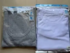 【未使用2枚セット】ユニクロ メンズ メッシュインナー L 半袖＆タンクトップのサムネイル