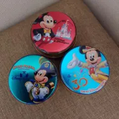 東京ディズニーランド ミッキー 缶 3個セット