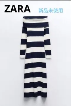ZARA 新品タグ付き　オフショルワンピース　M