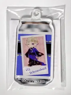 ツイステ　オリジナルラベル缶アクリルキーホルダー　ヴィル