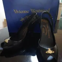 Vivienne Westwood Melissa オープントゥパンプスエナメルのサムネイル