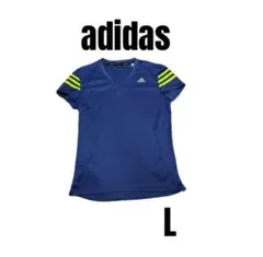 【adidas アディダス】美品　ランニング半袖Tシャツ　レディースL