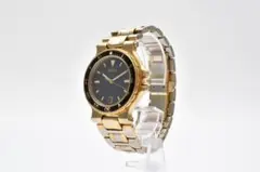 GUCCI 9700m腕時計 ゴールド ブラック文字盤のサムネイル