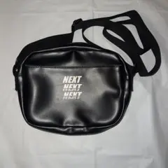NEXTロゴ ショルダーバッグ ブラック WEGO