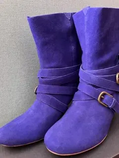 ★size36★未使用★OSMOSIS★ブルースエード★ブーツ★