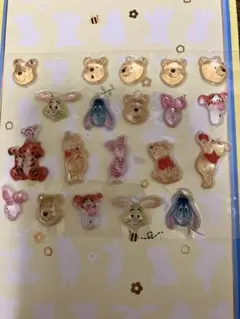 くまのプーさん キャラクターシール 20種類